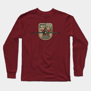 Mig-21 Patch Long Sleeve T-Shirt